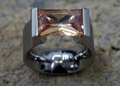 Ring Bunz Deco Art, Inox, Zirkonia € 505,-, jetzt € 350,-