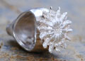 Ring Silber, Mohnkapsel, € 329,-, jetzt € 199,-